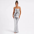 Sexy Summer Party Dresses Women New Solid Sleeveless Bodycon Backless Bandage Dress Fashion Streetwear Club Elegant Female Dress