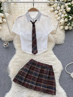 Women's Sexy Bow Lace-Up Sensual Dress Set Fashion Uniform - Trendy Comfortable Dress Ensemble for Adults New