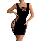 Sexy Side Hollow Out Lingerie Babydoll Underwear Chemises Teddies Sleepwear Hot Sexy Dress costume