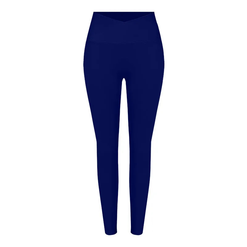 Women's Fake Two-Piece Sports Long Sleeve Halter Neck Pilates Yoga Shirt Slim Fit Fitness Sports Top Leggings Workout Tights