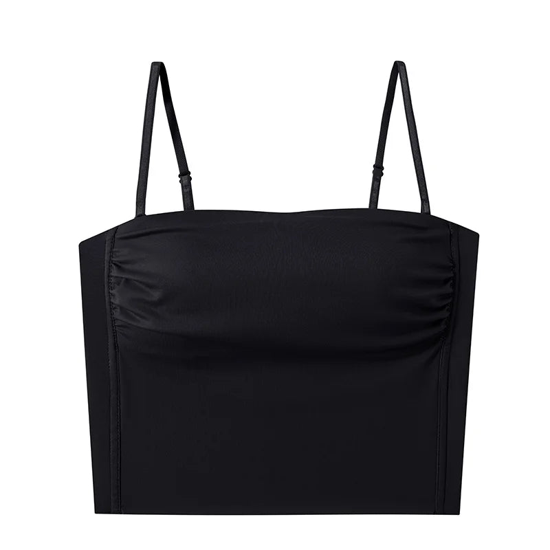 Seamless Shapewear Tank Top with Built In Bra, Slimming Strapless Bodysuit, Leak Proof No Show One Piece MOYISU Sexy ABC Cup