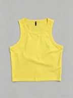 Summer Y2K Push-Up Tank Top Seamless Sporty Sexy Corset Style Casual Women's Mallas Top