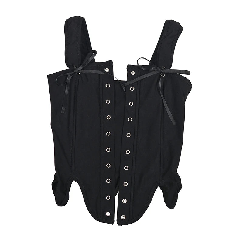 Women Lolita Corset Shaper Ladies Slimming Bandage Corsets Underbust Bustier Vintage Corset Bustier Elegant Streetwear Clothes