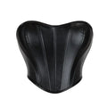Leather strapless and bracketed women's sexy shaping top corset