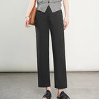 Summer Lightweight Women'S Cropped Pants High-Waisted Cool-Touch Slimming Stylish Casual Comfortable And Breathable Trousers
