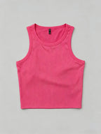 Summer Y2K Push-Up Tank Top Seamless Sporty Sexy Corset Style Casual Women's Mallas Top