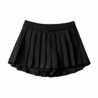Sexy Women's Pleated Skirts High Waist Summer Vintage Fashion Mini Skirts Korean Tennis Student White Designed Dance Skirt 2024
