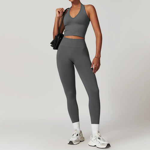 2pcs Seamless Yoga Set Gym Clothes Athletic Wear Yoga Suits For Women Fitness Set Tracksuits Sports Bra Gym Leggings Sportswear