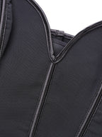 Court V neck matte strapless corset for women's shaping top