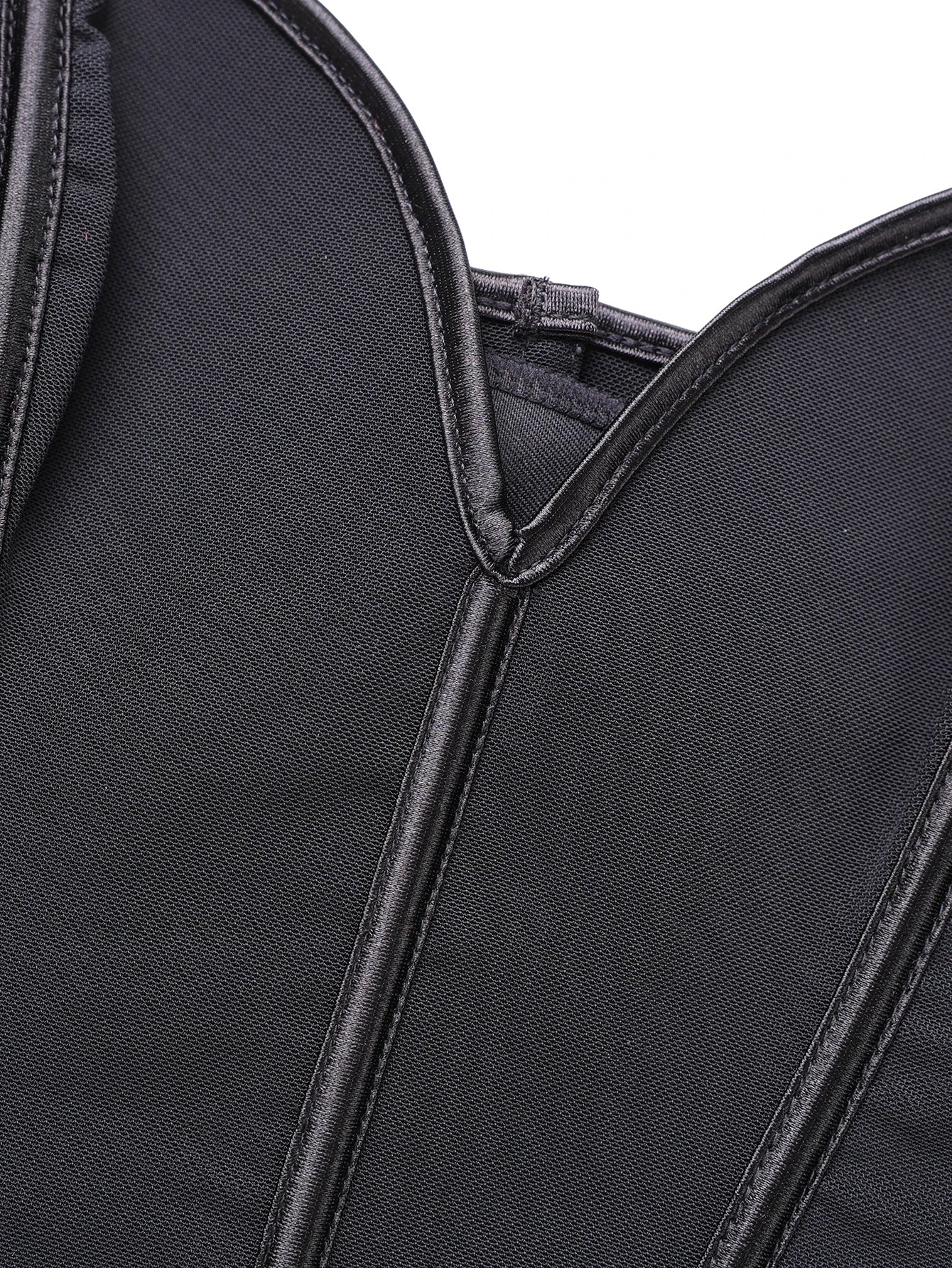 Court V neck matte strapless corset for women's shaping top