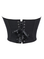 Court V neck matte strapless corset for women's shaping top