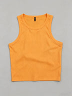 Summer Y2K Push-Up Tank Top Seamless Sporty Sexy Corset Style Casual Women's Mallas Top