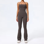 Summer Sleeveless Yoga Suit Gym Set Women Training Sportswear Fitness  Sports Jumpsuit Women Push up Workout Bodysuits Female