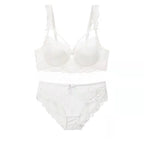 Ladies Underwear Thin Cotton Sexy Push Up Large Size Lace Bra Set