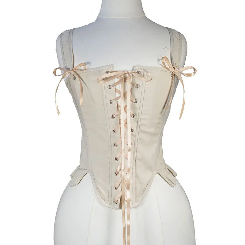 Women Lolita Corset Shaper Ladies Slimming Bandage Corsets Underbust Bustier Vintage Corset Bustier Elegant Streetwear Clothes