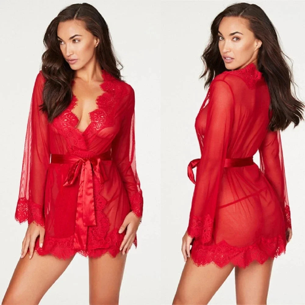 Erotic Sexy Lace Pajamas Women's Underwear Sex Clothes Babydoll Erotic Exotic Clothing  Sexy Lingerie Hot Dress Sexy Costume