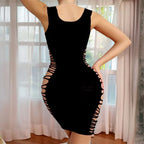 Sexy Side Hollow Out Lingerie Babydoll Underwear Chemises Teddies Sleepwear Hot Sexy Dress costume