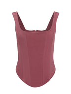 Sexy Crop Tops Women Sleeveless Slim Shapewear Corset Bustiers Bodysuit Tank Top Lace Up Skinny Vest Summer Trendy