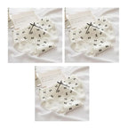 3 Pcs Cute Lolita Lace Trimming Girl Plaid Striped Underwear Summer Sexy Cotton Briefs Langerie Loli Panties