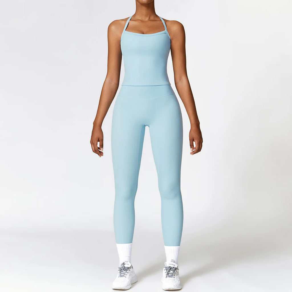 2 Pieces Sportswear Seamless Yoga Set Gym Clothes Sportswear Yoga Suits For Women Fitness Set Tracksuits Sports Bra Gym Leggings