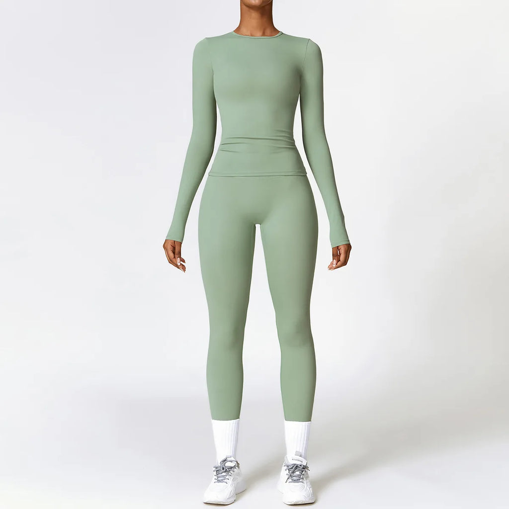 2 Pieces Sportswear Seamless Yoga Set Gym Clothes Sportswear Yoga Suits For Women Fitness Set Tracksuits Sports Bra Gym Leggings