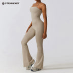 Summer Sleeveless Yoga Suit Gym Set Women Training Sportswear Fitness  Sports Jumpsuit Women Push up Workout Bodysuits Female
