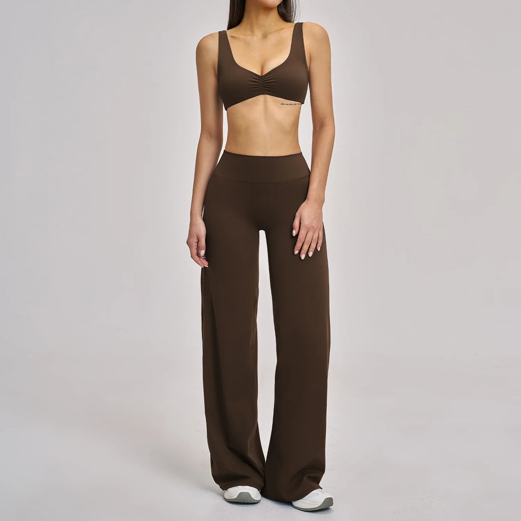 Yoga Set 2/3PCS Workout Outfit Fitness Long Sleeved Sportswear Gym Tracksuit Leggings Set Sports Bra Athletic Wear Women Clothes