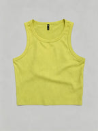 Summer Y2K Push-Up Tank Top Seamless Sporty Sexy Corset Style Casual Women's Mallas Top