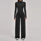 Yoga Set 2/3PCS Workout Outfit Fitness Long Sleeved Sportswear Gym Tracksuit Leggings Set Sports Bra Athletic Wear Women Clothes