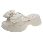 2024 summer New Fashion Women Shoes Slippers Comfortable Platform Shoe High Heels Leisure flower outdoor beach Slipper Women