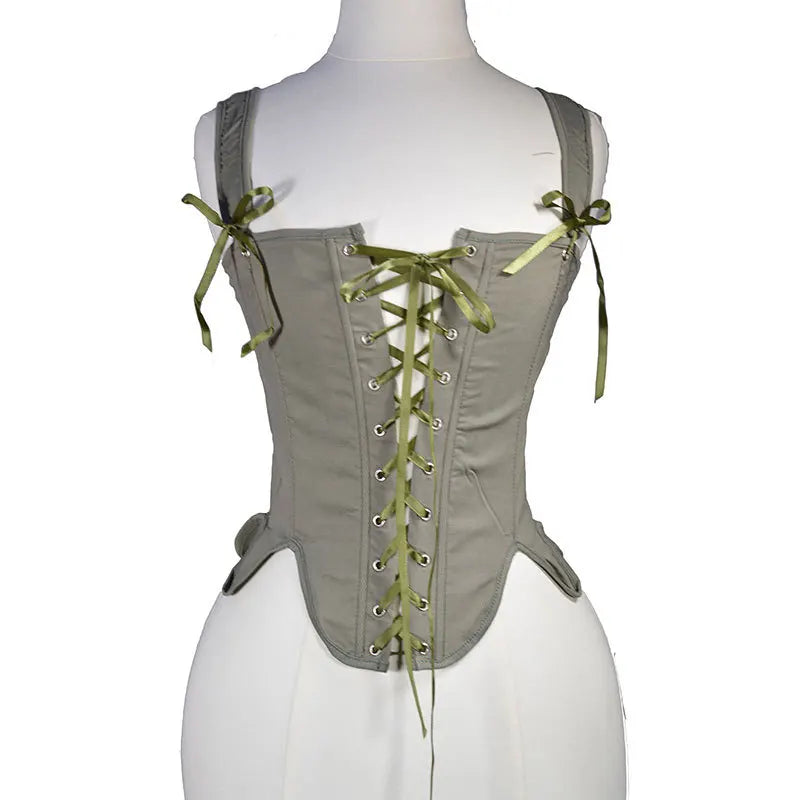 Women Lolita Corset Shaper Ladies Slimming Bandage Corsets Underbust Bustier Vintage Corset Bustier Elegant Streetwear Clothes