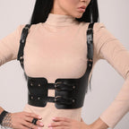Women Trend Punk Corset Belt Decoration Street Style Wide Waistband corset Harness Leather Belt Gothic Clothing Accessorie