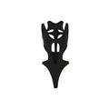 Sylcue Black Mysterious Sexy Hot Nightclub Hollow All-Match Cool Trendy Personality Mature Beautiful Open Women's Tight Jumpsuit