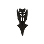 Sylcue Black Mysterious Sexy Hot Nightclub Hollow All-Match Cool Trendy Personality Mature Beautiful Open Women's Tight Jumpsuit
