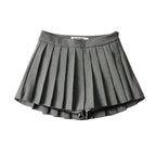 Sexy Women's Pleated Skirts High Waist Summer Vintage Fashion Mini Skirts Korean Tennis Student White Designed Dance Skirt 2024