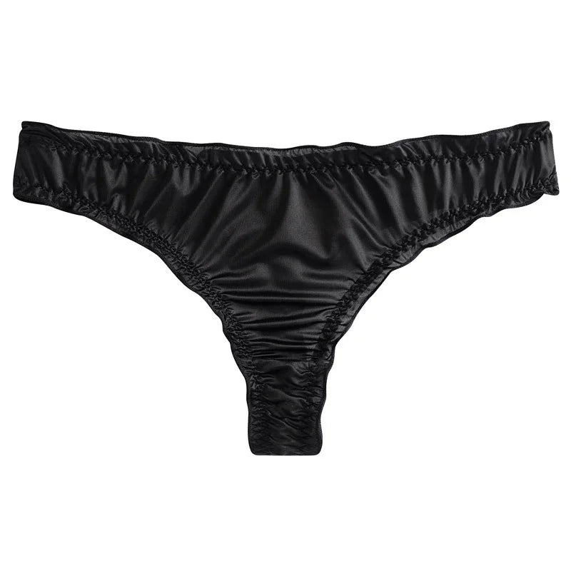 Summer Thin Seamless Panties for Women New Style Ice Silk Thong Sexy Women's Underwear Breathable Briefs Lingerie