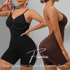 Flarixa New Low Back Shapewear Thigh Shaper Seamless Tummy Control Corset Full Body Shaper Backless Women Underwear Hip Lift