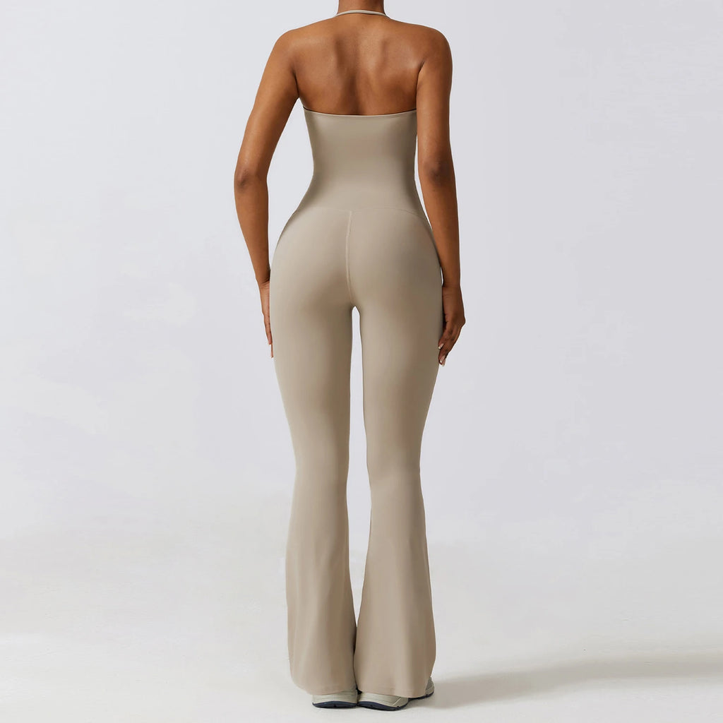 Summer Sleeveless Yoga Suit Gym Set Women Training Sportswear Fitness  Sports Jumpsuit Women Push up Workout Bodysuits Female