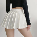 Sexy Women's Pleated Skirts High Waist Summer Vintage Fashion Mini Skirts Korean Tennis Student White Designed Dance Skirt 2024