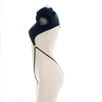 Backless Sexy Straps Bandage Bodysuits Women Sexy Lingerie Underwear Set One-piece Exotic Teddies Uniform Costume